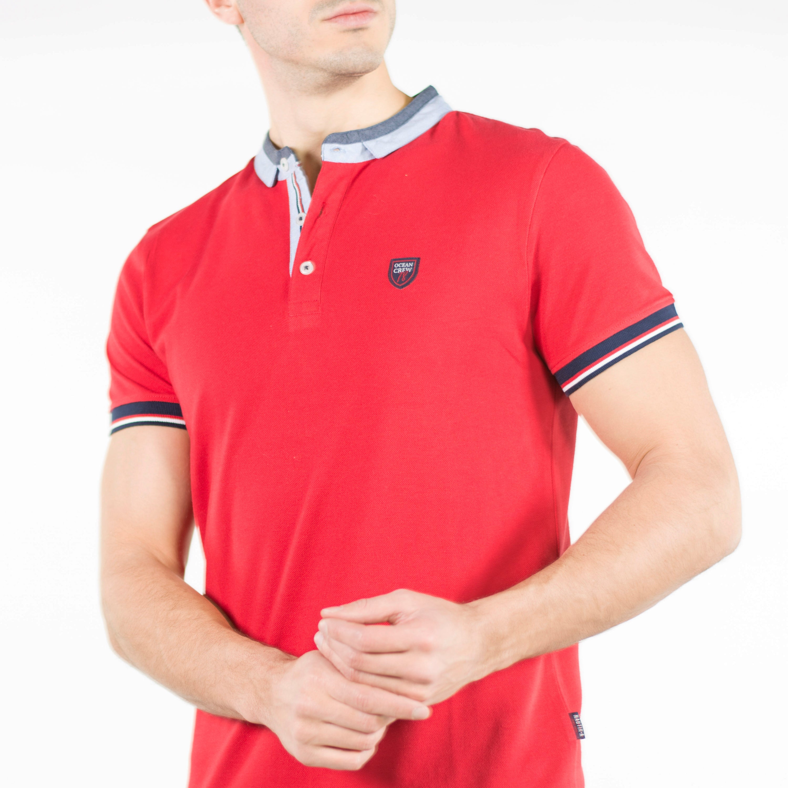 Polo Hombre Manga Corta Piqué Cuello Mao – Koroshi 2011PC05