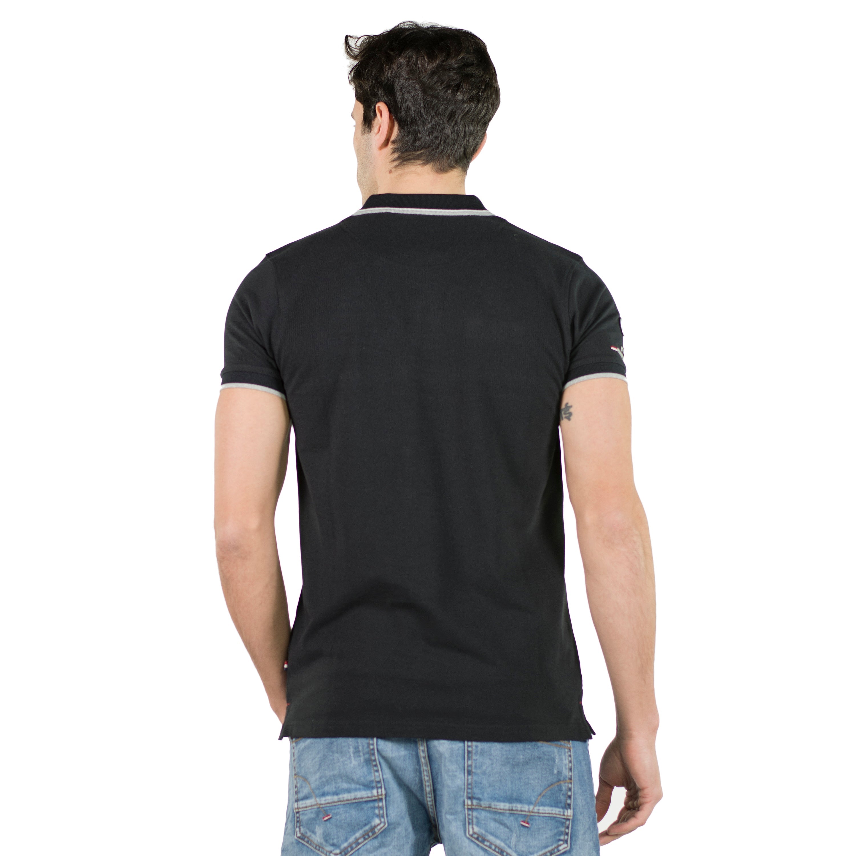 Polo Hombre Piqué Manga Corta con Cinta en Pecho – Koroshi 2011PC15