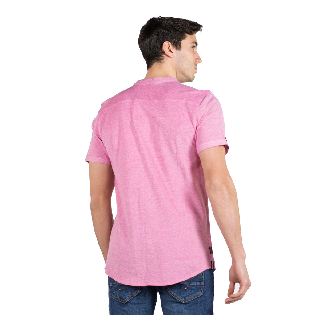 Camisa Hombre Manga Corta Piqué Cuello Mao – Koroshi 2011PC35