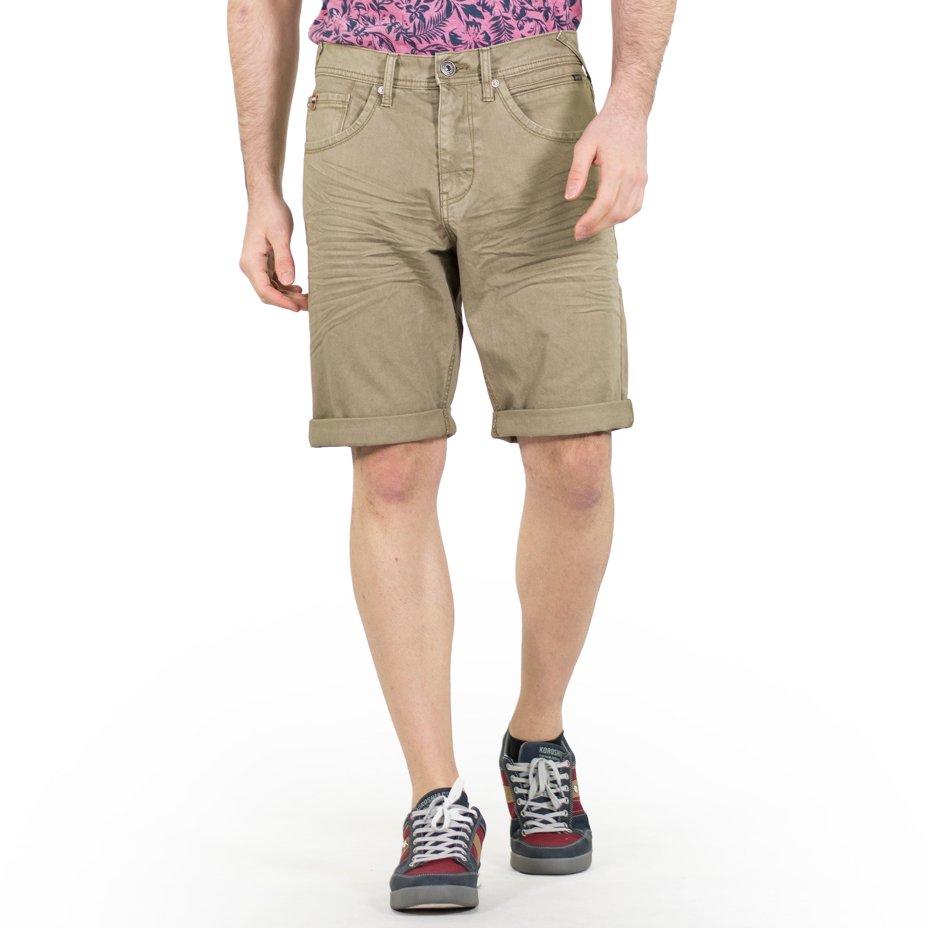 Bermuda Hombre Twill Stretch Regular 5 Bolsillos – Koroshi 2011PS00