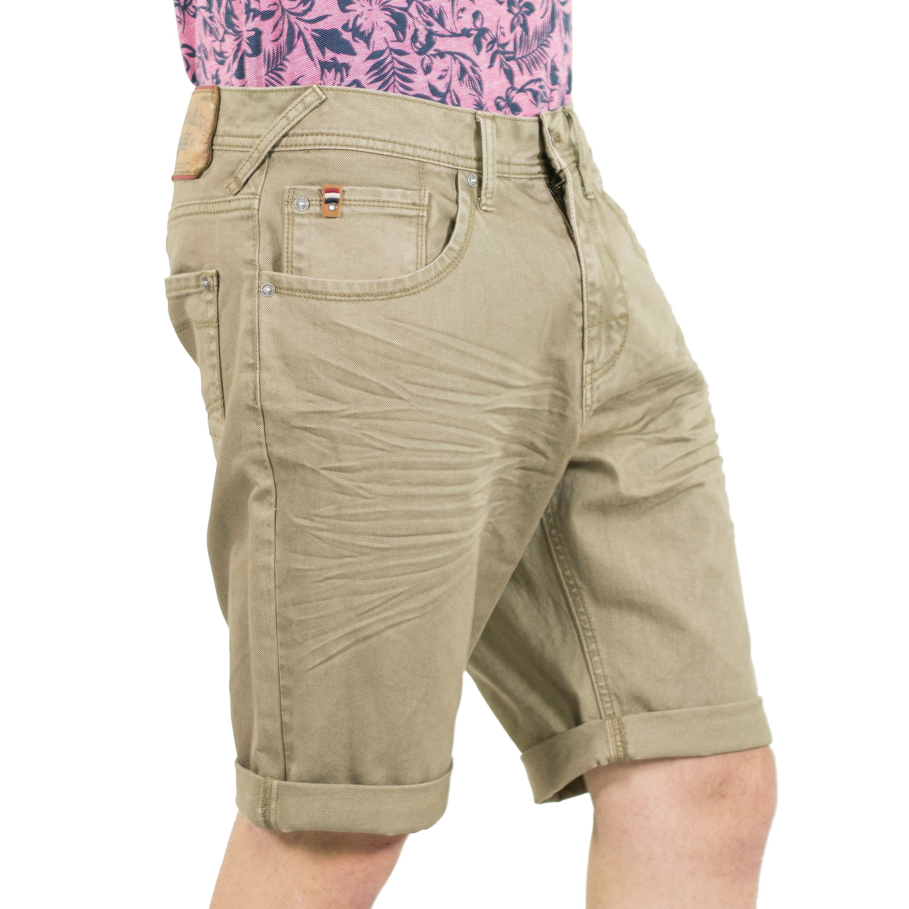 Bermuda Hombre Twill Stretch Regular 5 Bolsillos – Koroshi 2011PS00