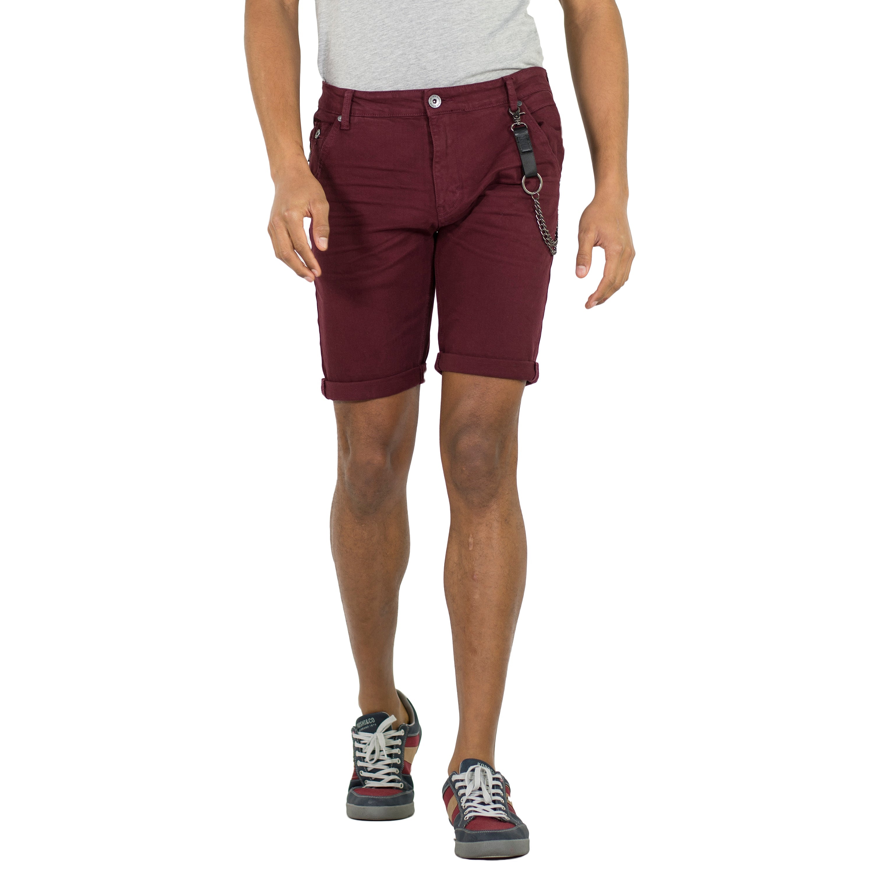 Bermuda Hombre Twill Slim Cadena Extraíble – Koroshi 2011PS03