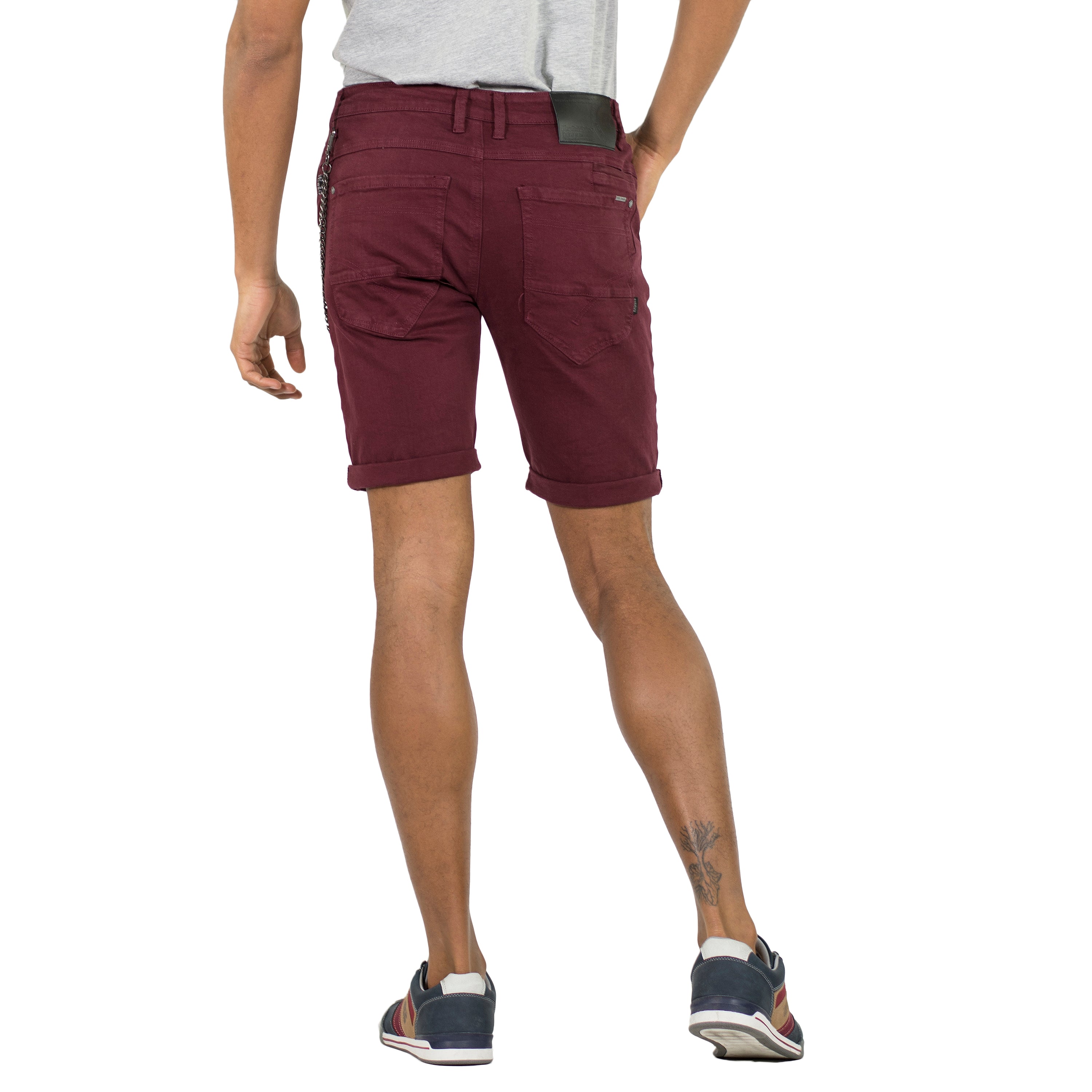 Bermuda Hombre Twill Slim Cadena Extraíble – Koroshi 2011PS03