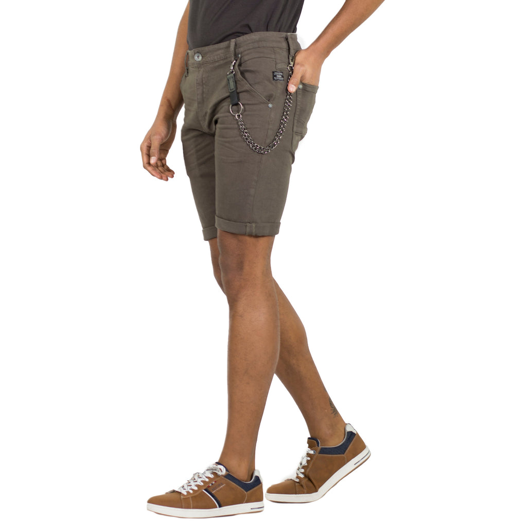 Bermuda Hombre Twill Slim Cadena Extraíble – Koroshi 2011PS03