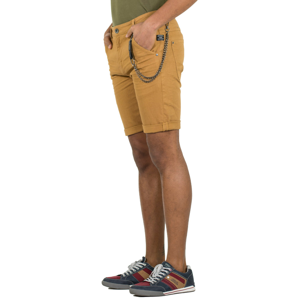 Bermuda Hombre Twill Slim Cadena Extraíble – Koroshi 2011PS03