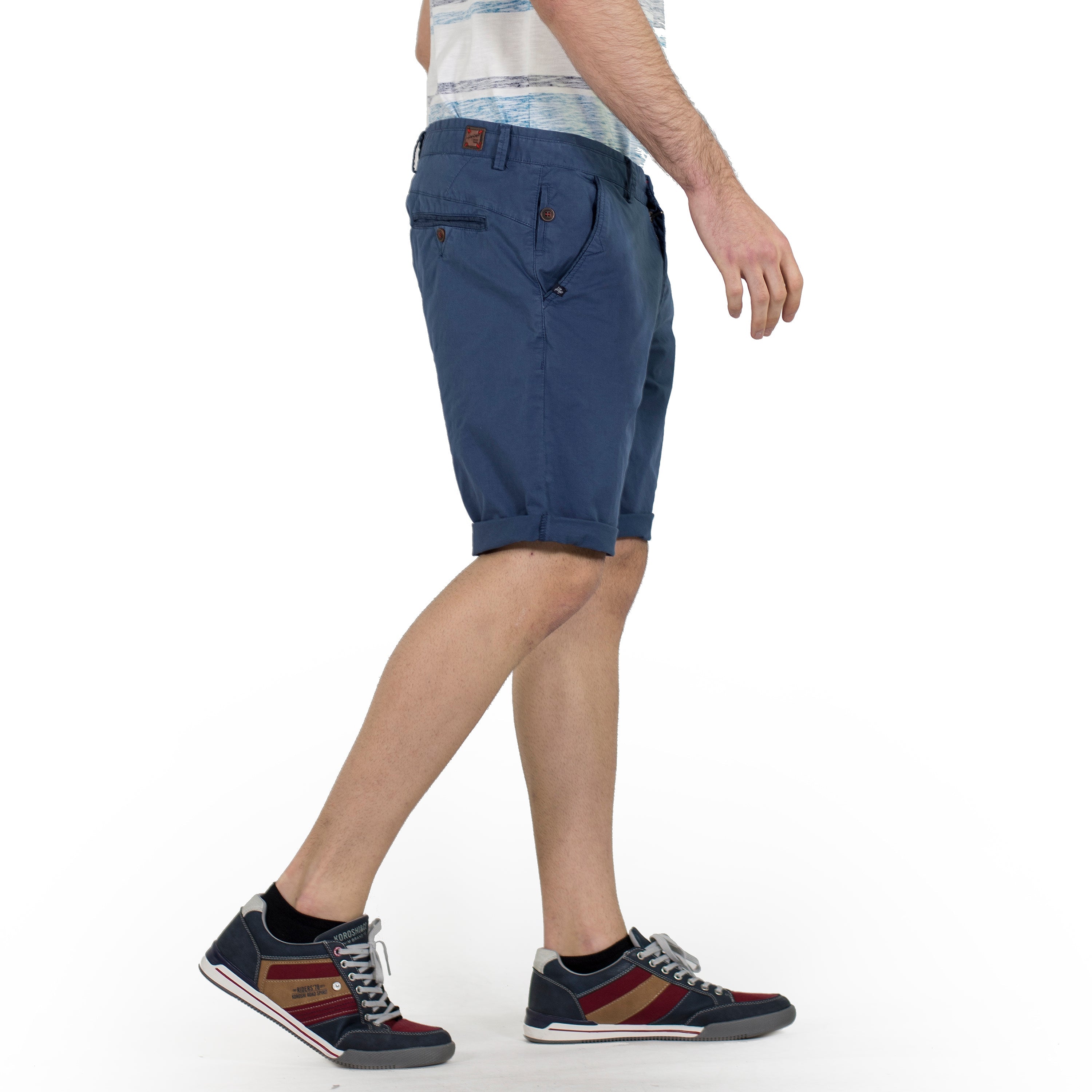Bermuda Hombre Chino Algodón Ribete Contraste – Koroshi 2011PS06