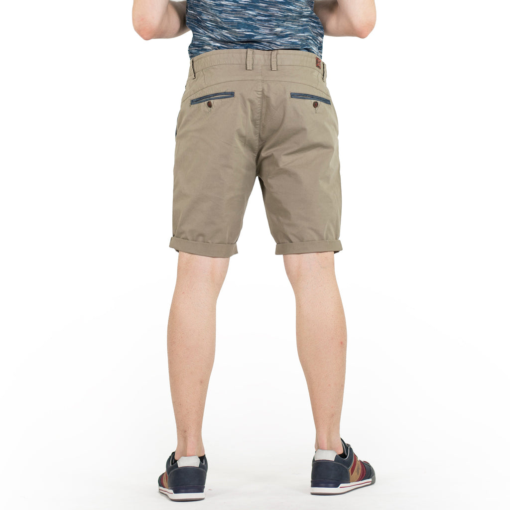 Bermuda Hombre Chino Algodón Ribete Contraste – Koroshi 2011PS06