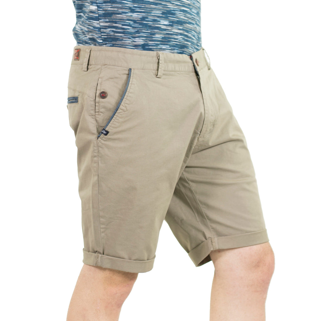 Bermuda Hombre Chino Algodón Ribete Contraste – Koroshi 2011PS06