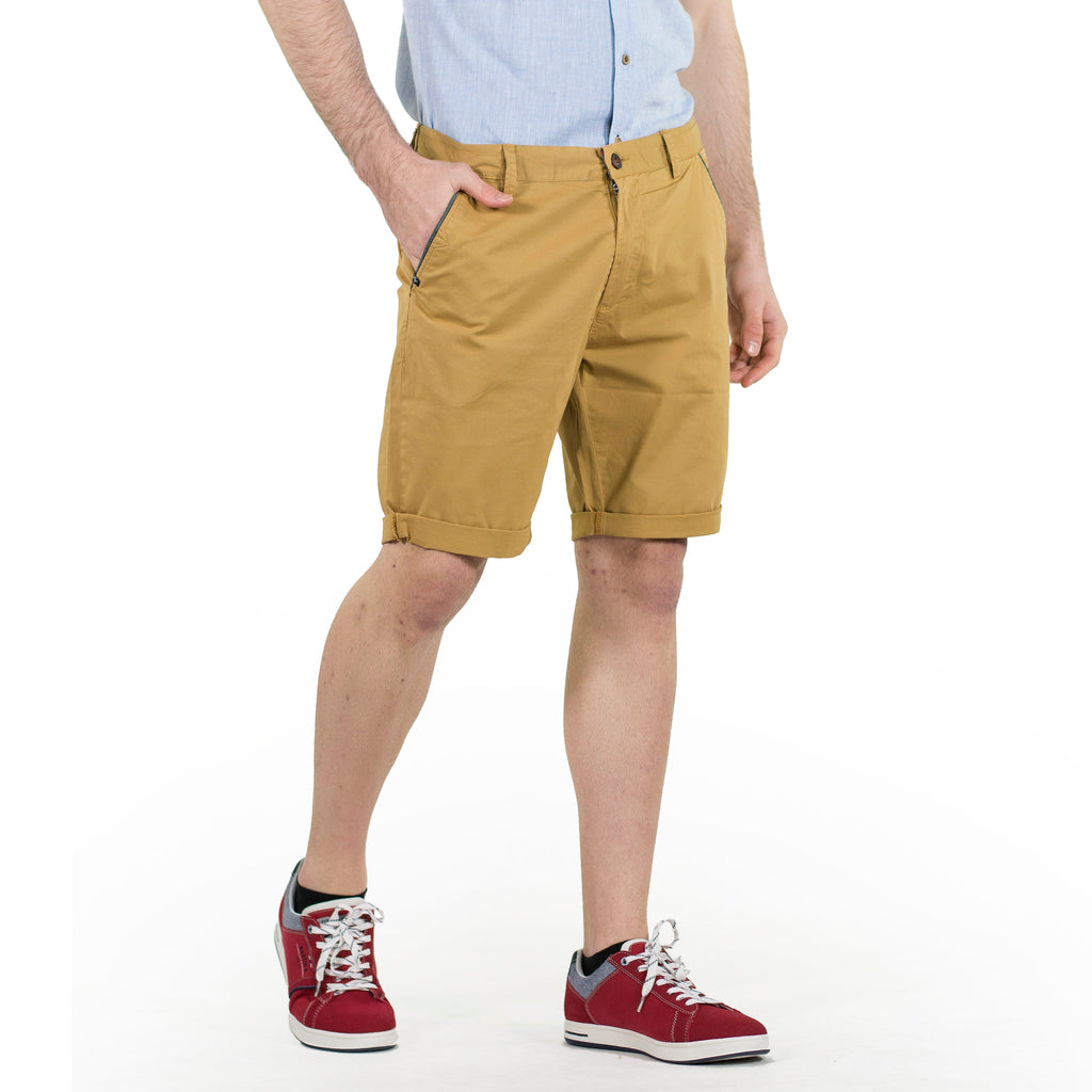 Bermuda Hombre Chino Algodón Ribete Contraste – Koroshi 2011PS06