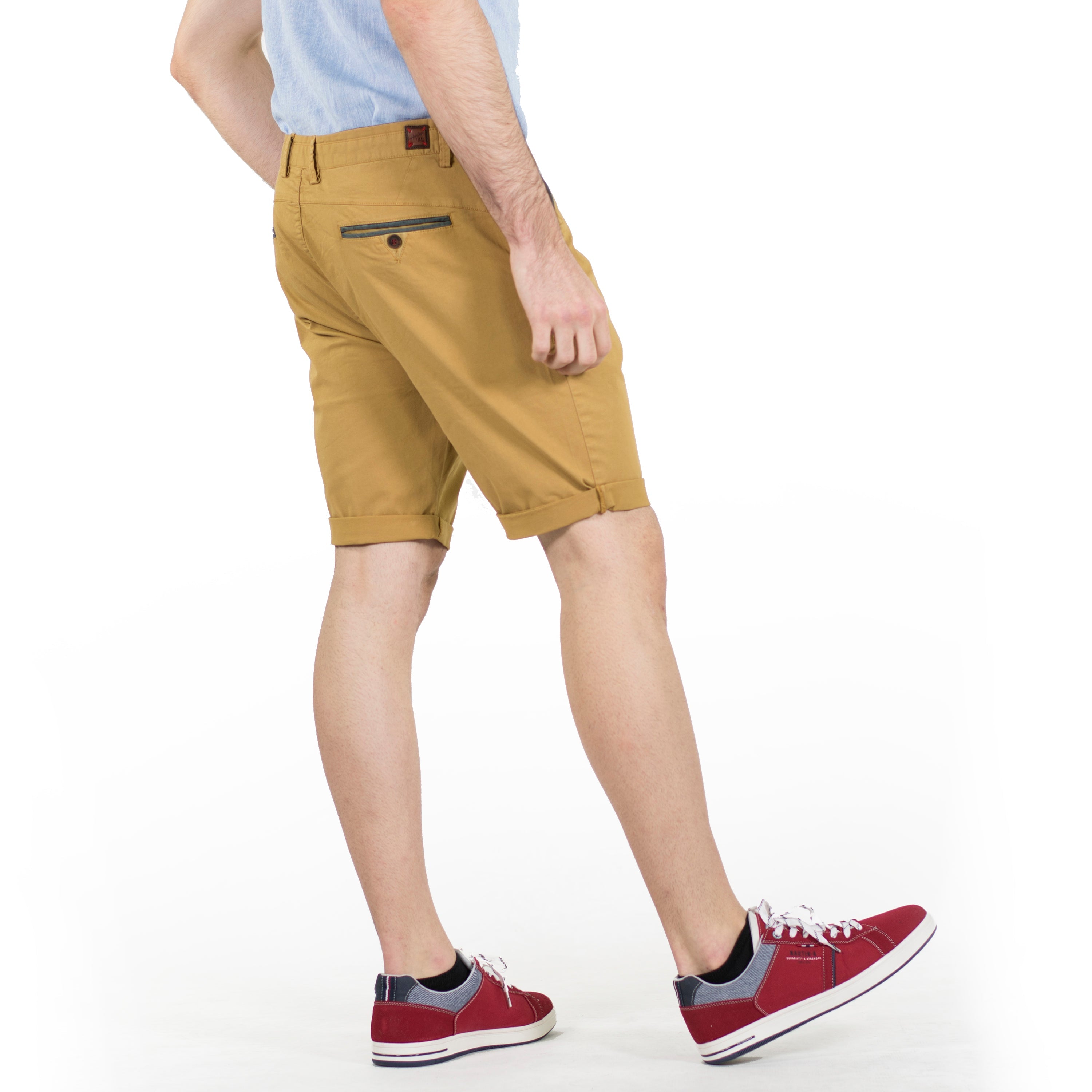 Bermuda Hombre Chino Algodón Ribete Contraste – Koroshi 2011PS06