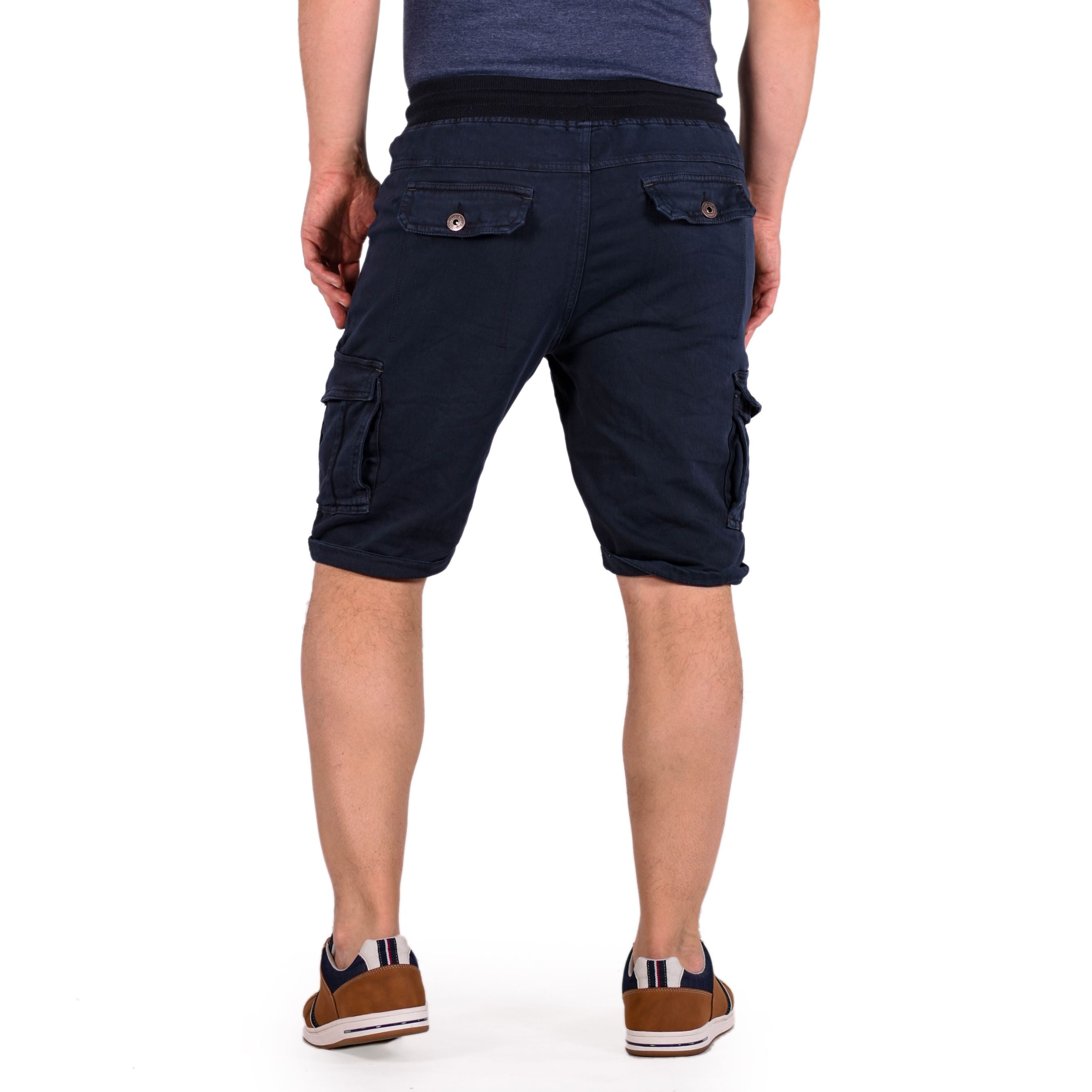 Short Hombre Jogger Cargo Punto – Koroshi Azul Marino