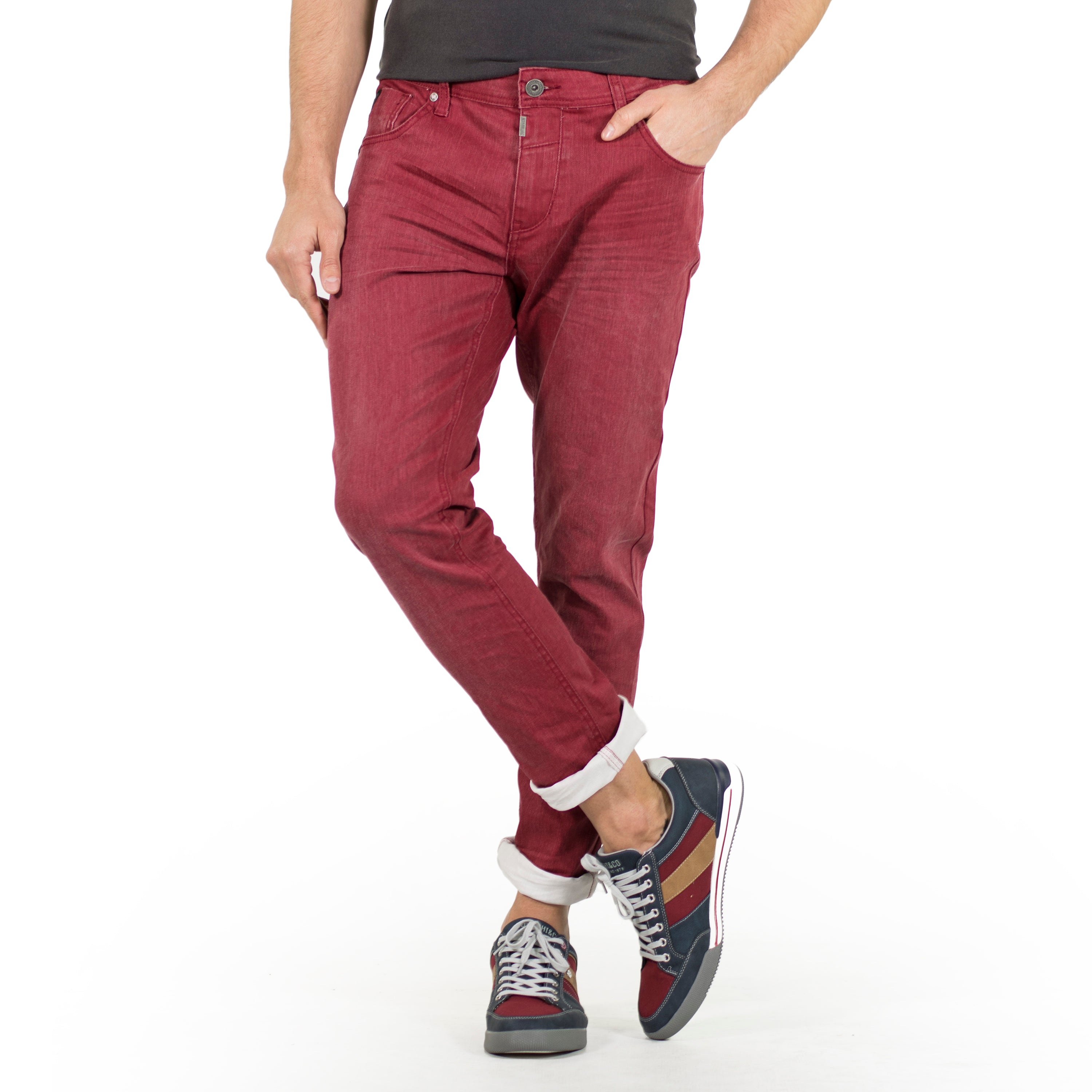 Pantalón Hombre Stretch Regular Twill Elástico – Koroshi 2011PT02