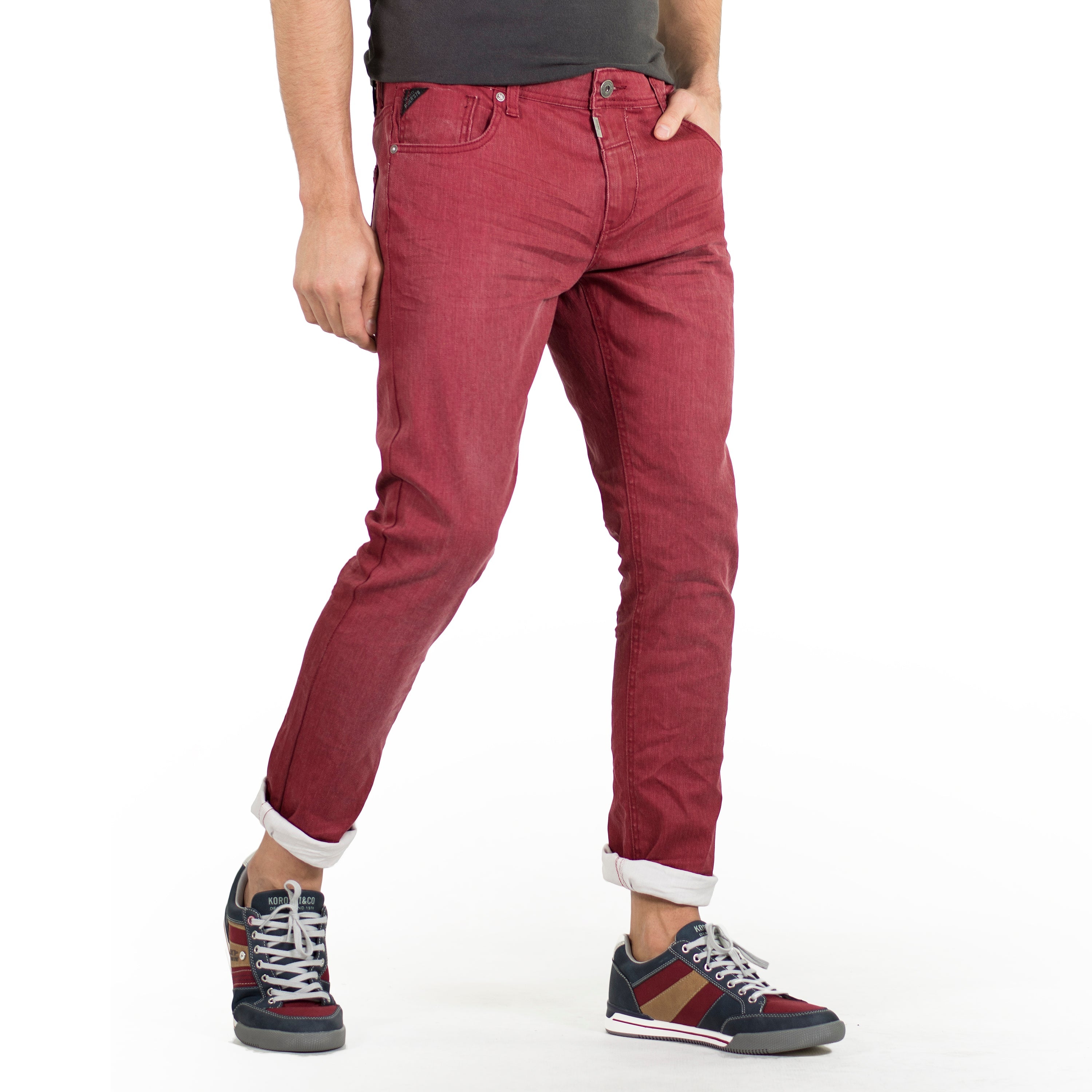 Pantalón Hombre Stretch Regular Twill Elástico – Koroshi 2011PT02