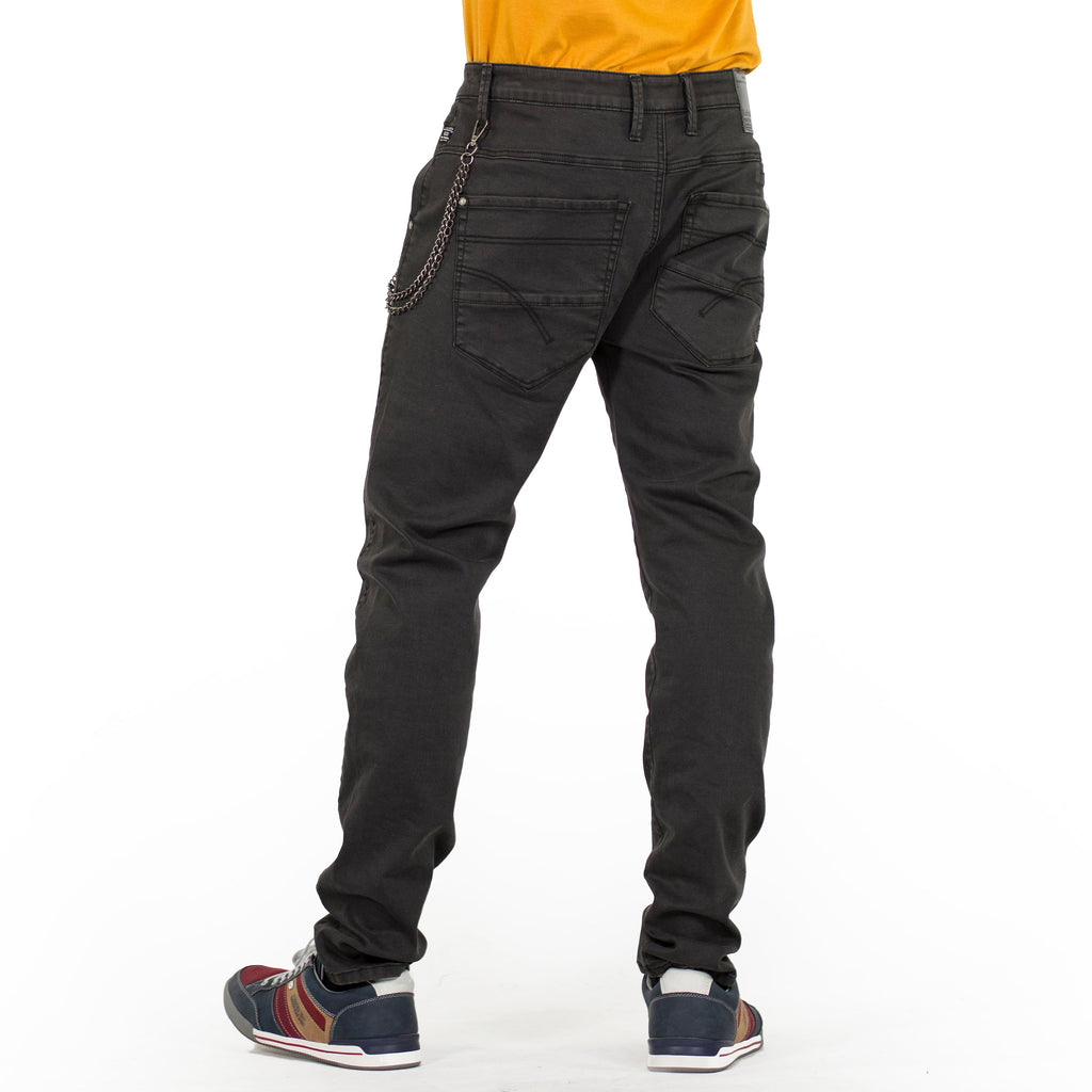 Pantalón Twill Slim Fit Hombre Low Rise con Cadena – Koroshi 2011PT04