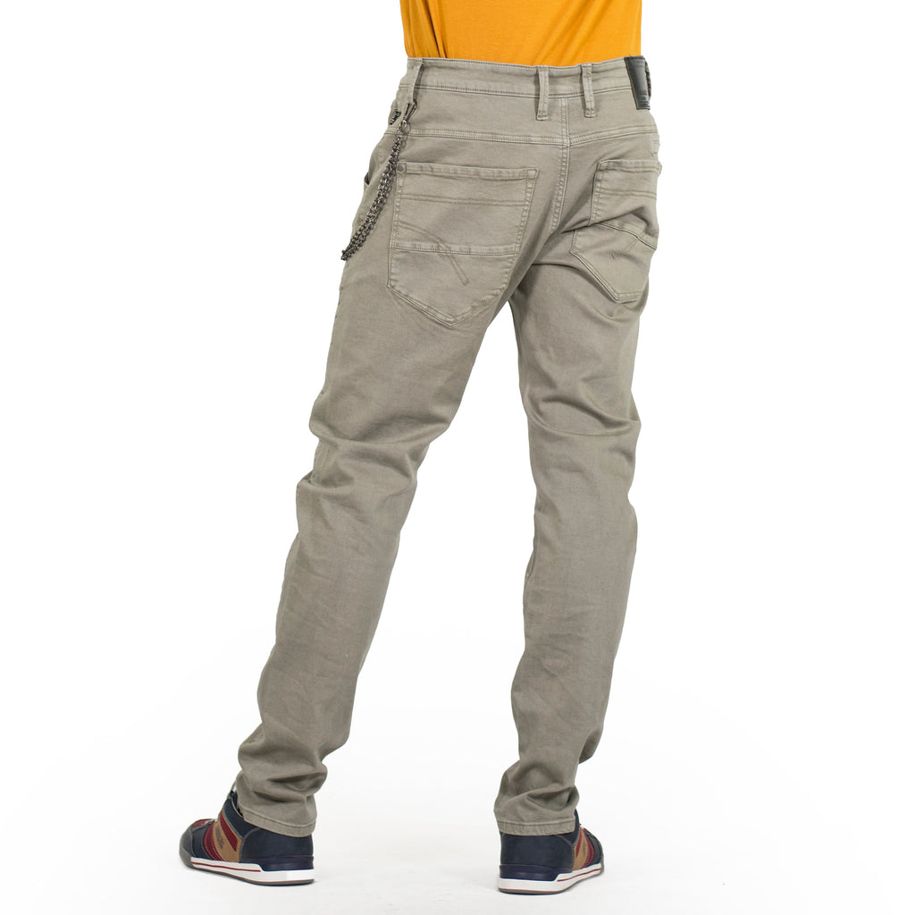 Pantalón Twill Slim Fit Hombre Low Rise con Cadena – Koroshi 2011PT04
