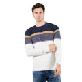 Jersey Punto Degradado Hombre Cuello Cruzado Crudo – Koroshi