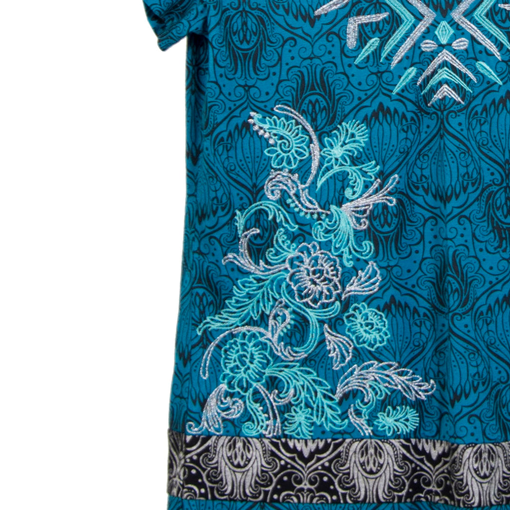 Top Mujer Estampado con Bordado en Lurex – Koroshi 2012TP15