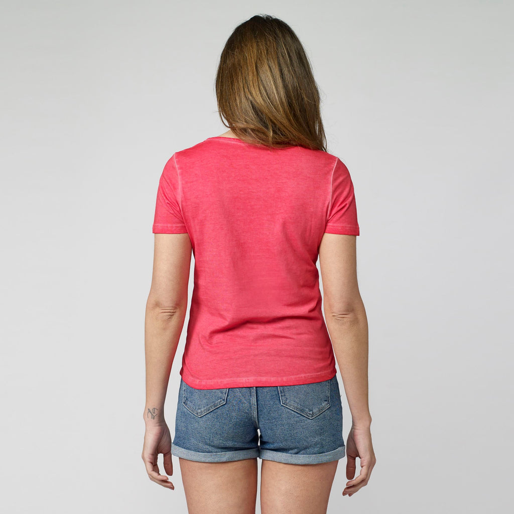 Top Mujer Manga Corta Algodón con Bordado Floral – Koroshi 2012TP28