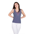 Blusa Mujer Estampado Floral Manga Larga – Koroshi Navy