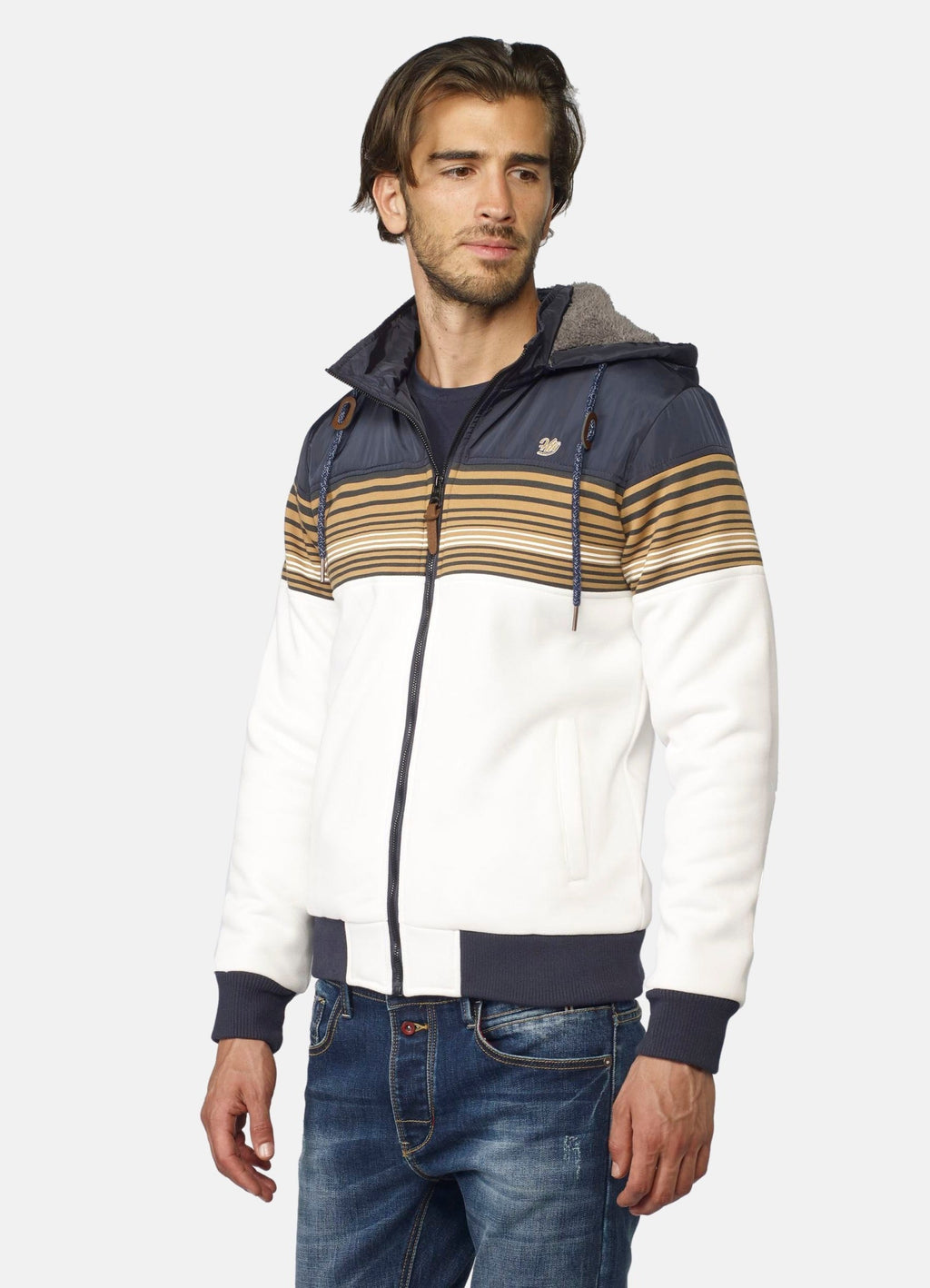 Chaqueta Hombre Interior Borreguito Capucha Desmontable – Koroshi 2021JA95