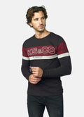 Camiseta Manga Larga Hombre Cortes a Contraste – Koroshi 2021ML07