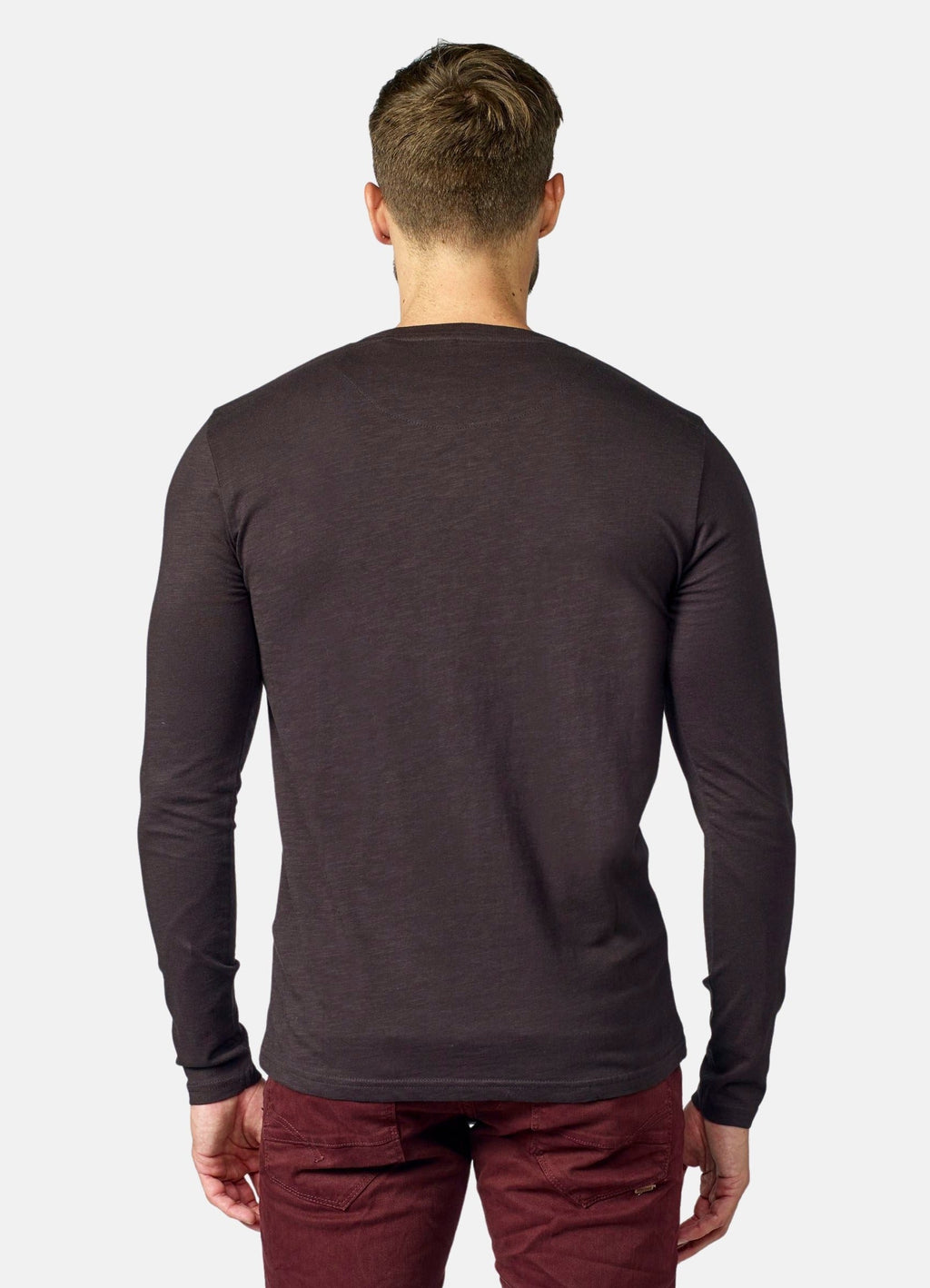 Camiseta Manga Larga Hombre Cuello Panadero Estampada – Koroshi 2021ML11