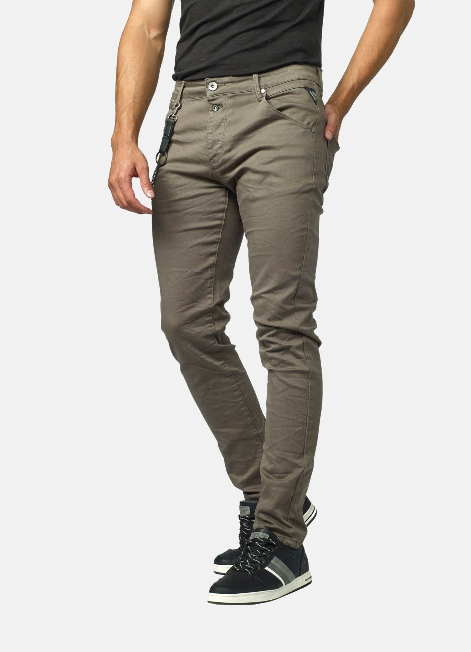 Pantalón Vaquero Hombre Low Rise Slim Fit – Koroshi 2021PT02