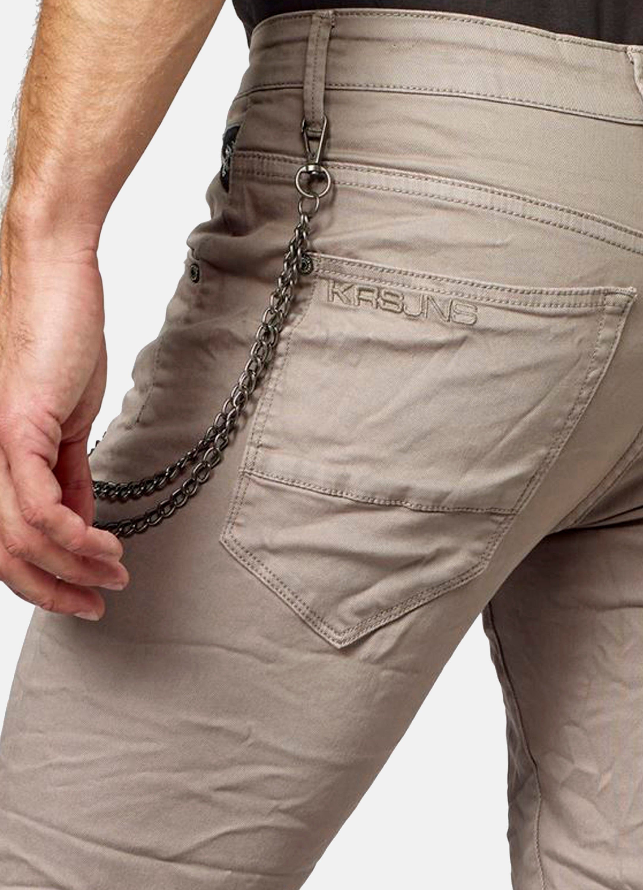 Pantalón Vaquero Hombre Low Rise Slim Fit – Koroshi 2021PT02