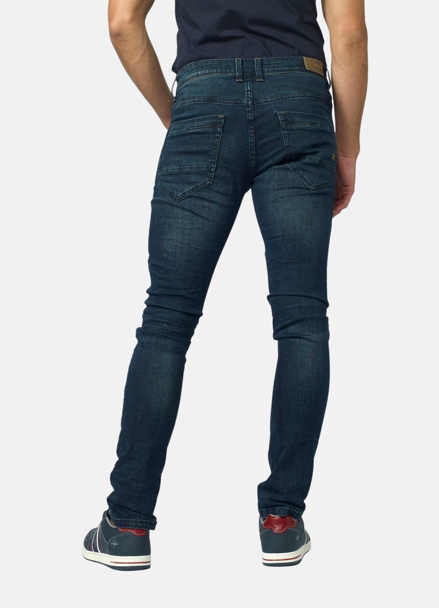 Pantalón Vaquero Hombre Slim Fit Elástico – Koroshi Azul Oscuro