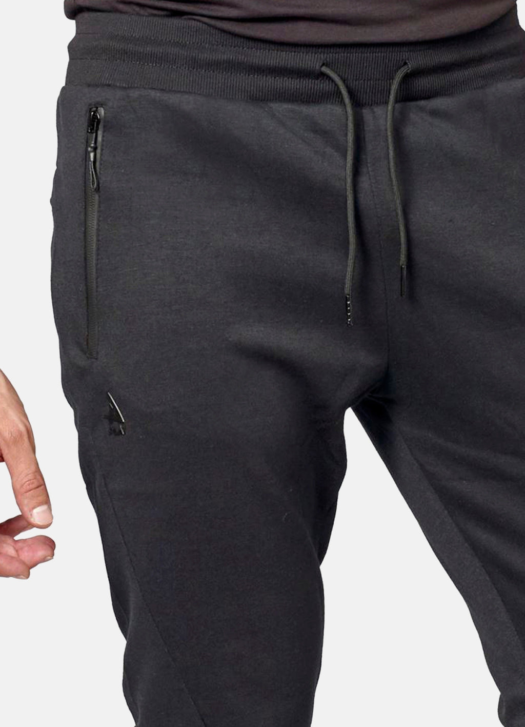 Pantalón Jogger Hombre Felpa Bolsillos Cremallera – Koroshi 2021PT89