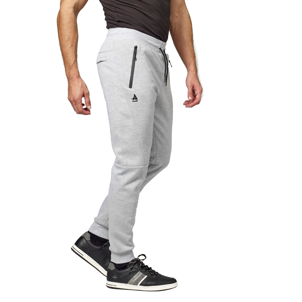 Pantalón Jogger Hombre Felpa Bolsillos Cremallera – Koroshi 2021PT89
