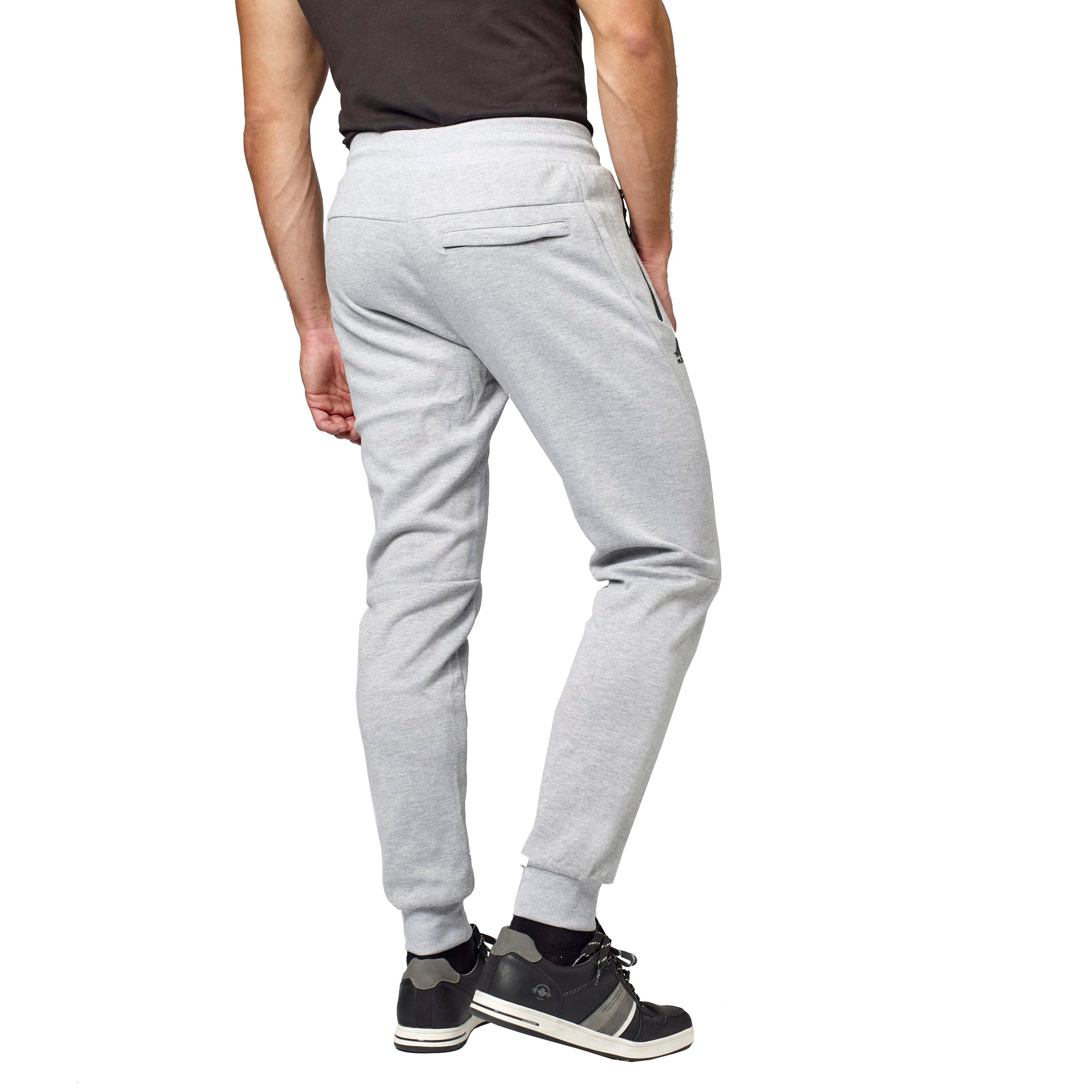 Pantalón Jogger Hombre Felpa Bolsillos Cremallera – Koroshi 2021PT89