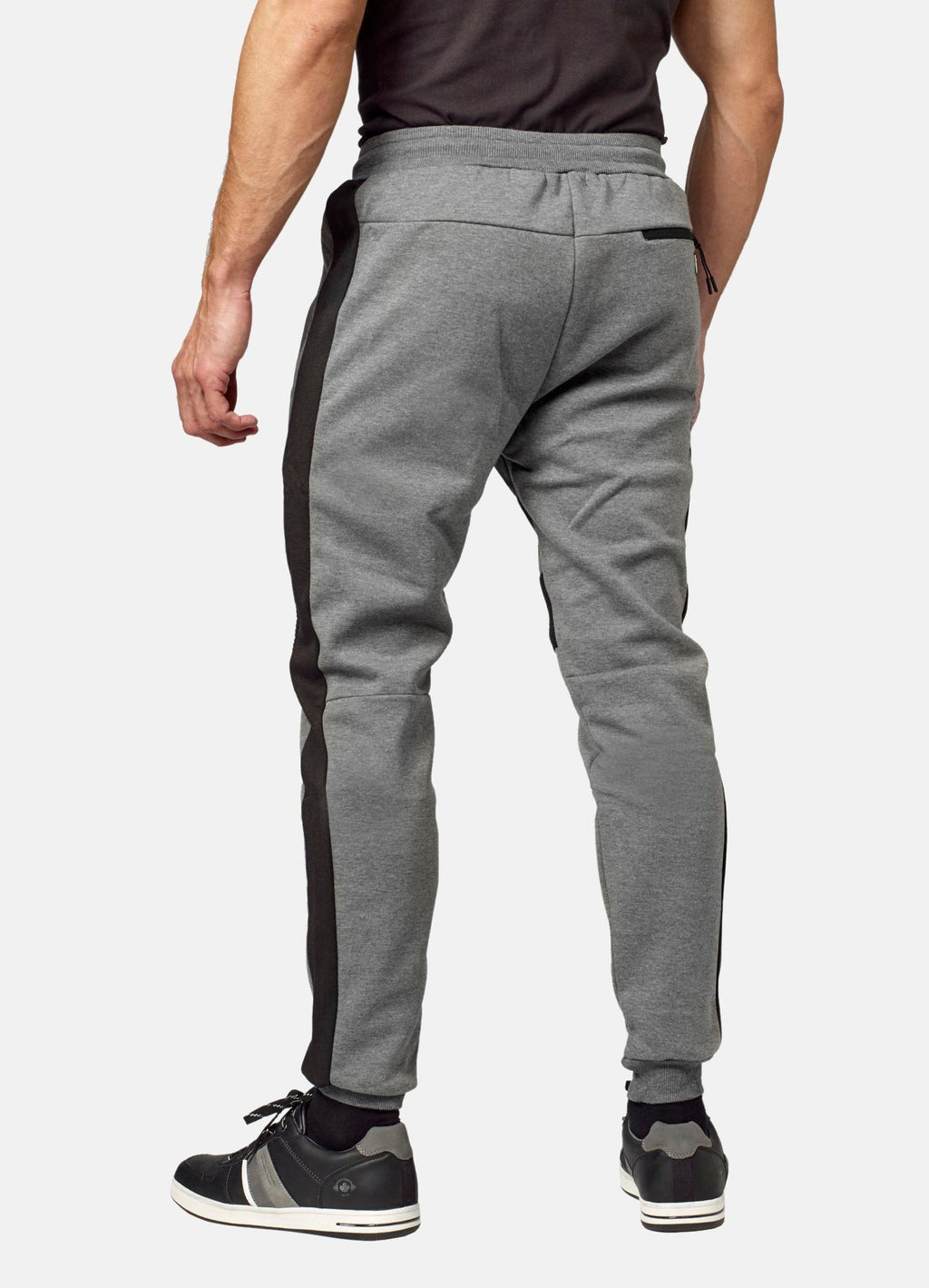 Pantalón Jogger Hombre Felpa Paneles a Contraste – Koroshi 2021PT94