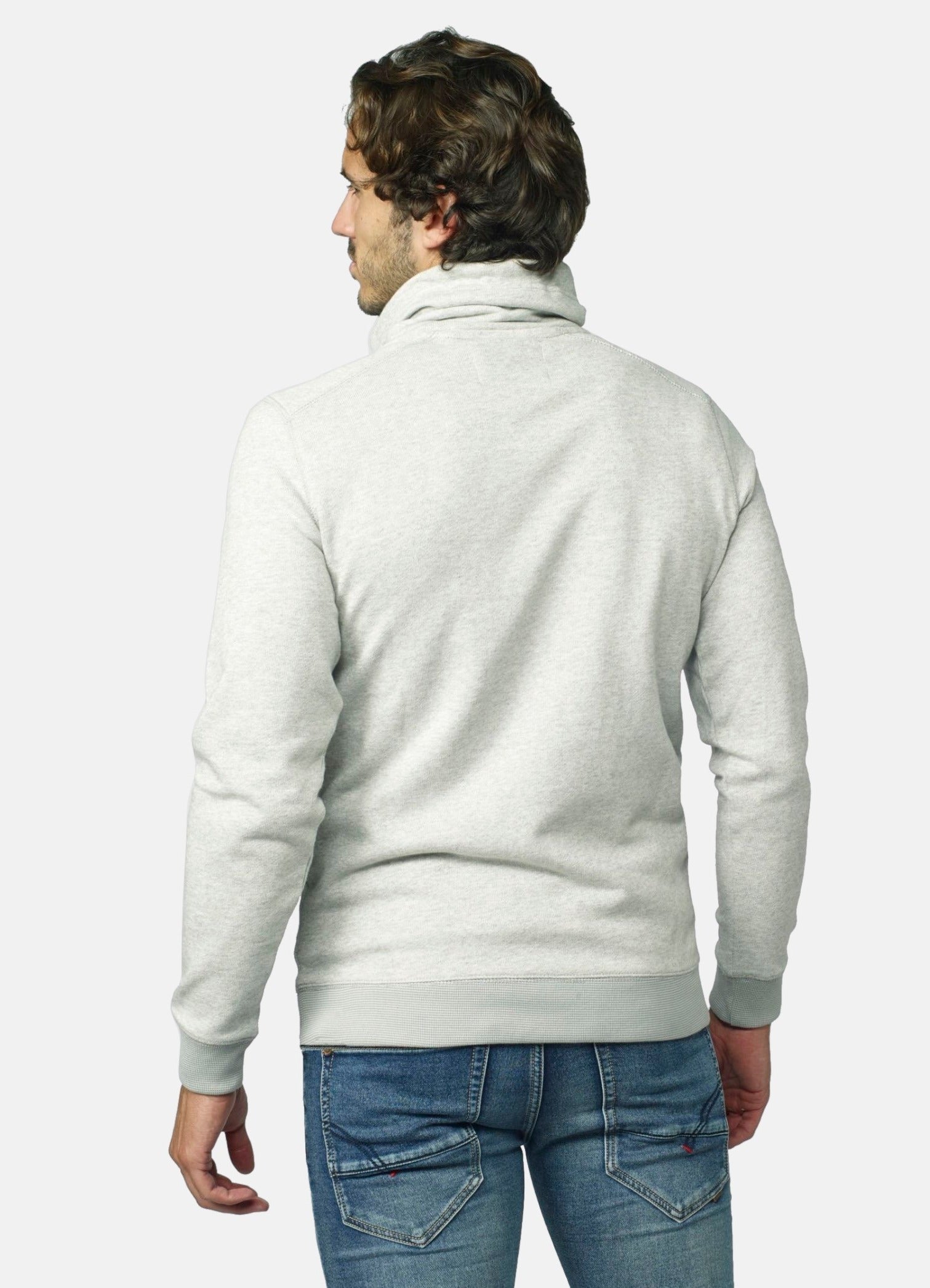 Sudadera Hombre Cuello Cruzado con Cordones – Koroshi 2021SU13