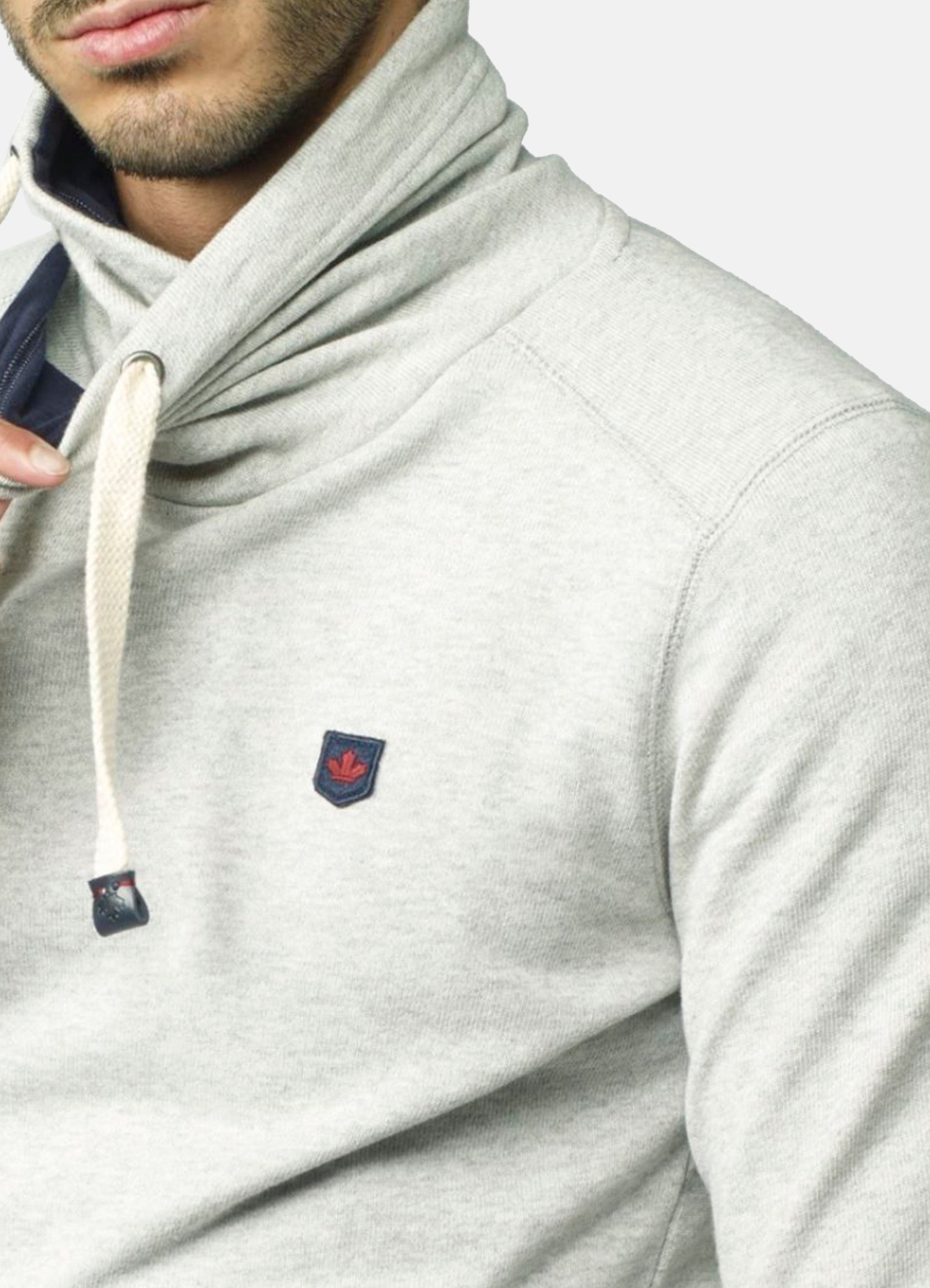 Sudadera Hombre Cuello Cruzado con Cordones – Koroshi 2021SU13