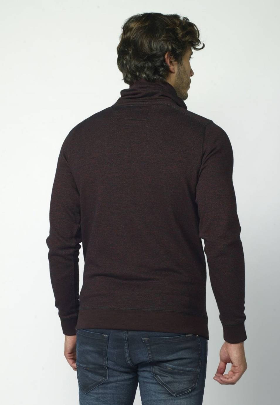 Sudadera Hombre Cuello Cruzado con Cordones – Koroshi 2021SU13