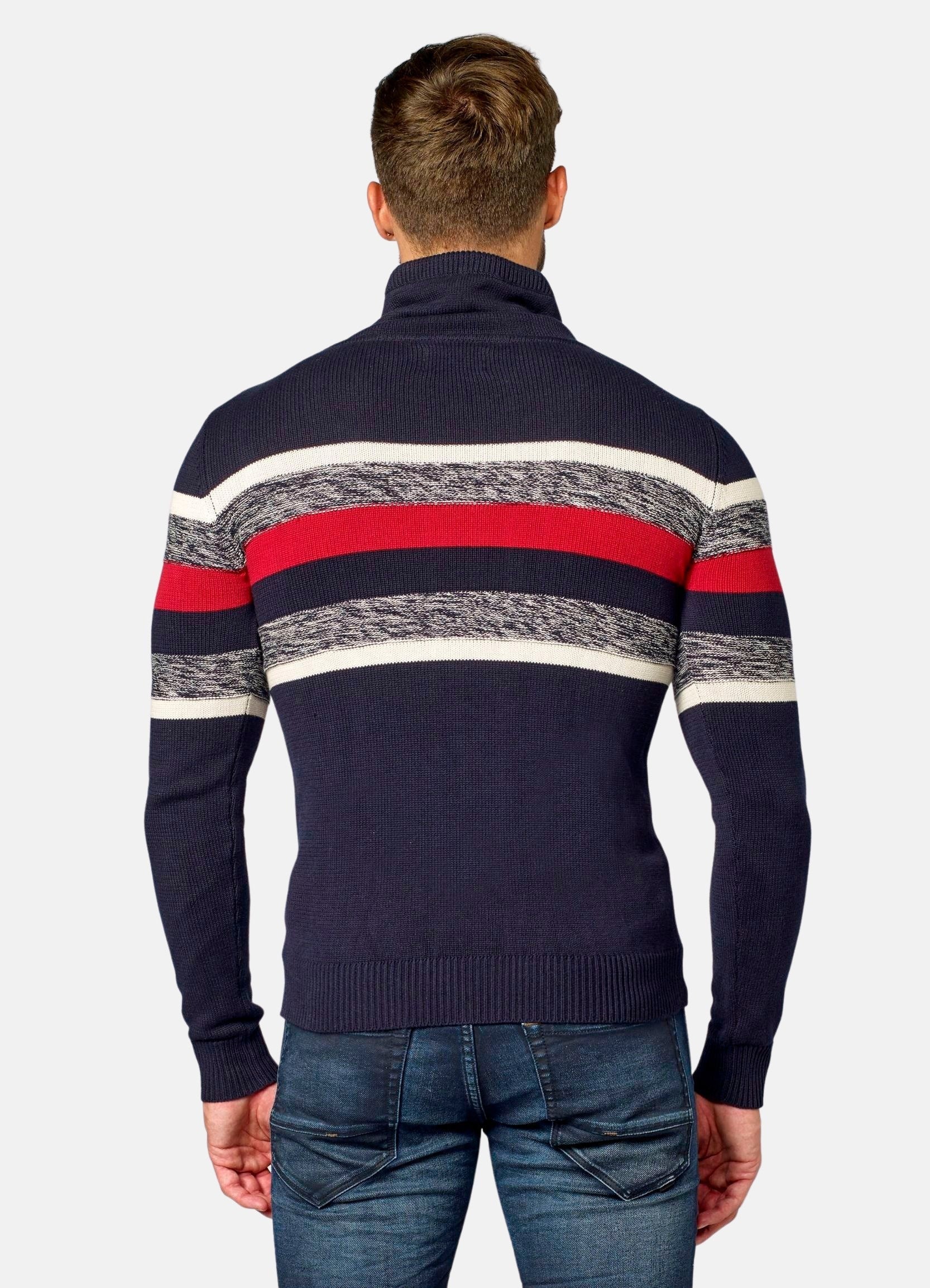 Jersey Hombre Punto Cortes a Contraste – Koroshi 2021TR02