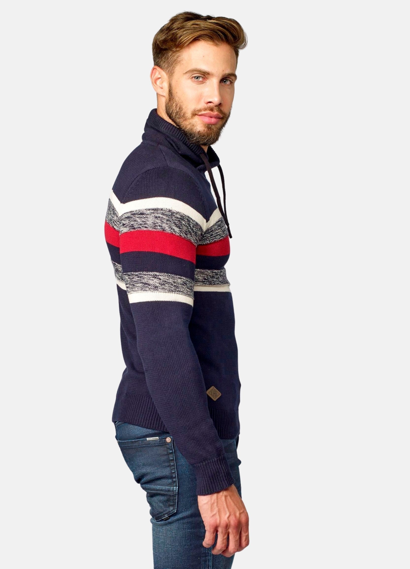 Jersey Hombre Punto Cortes a Contraste – Koroshi 2021TR02