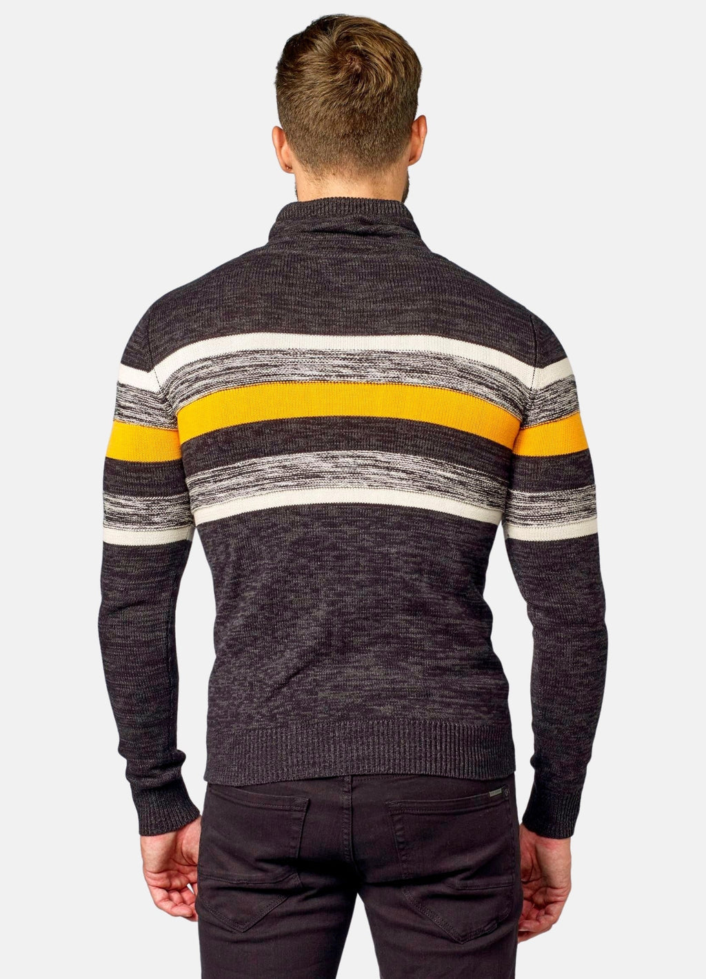 Jersey Hombre Punto Cortes a Contraste – Koroshi 2021TR02