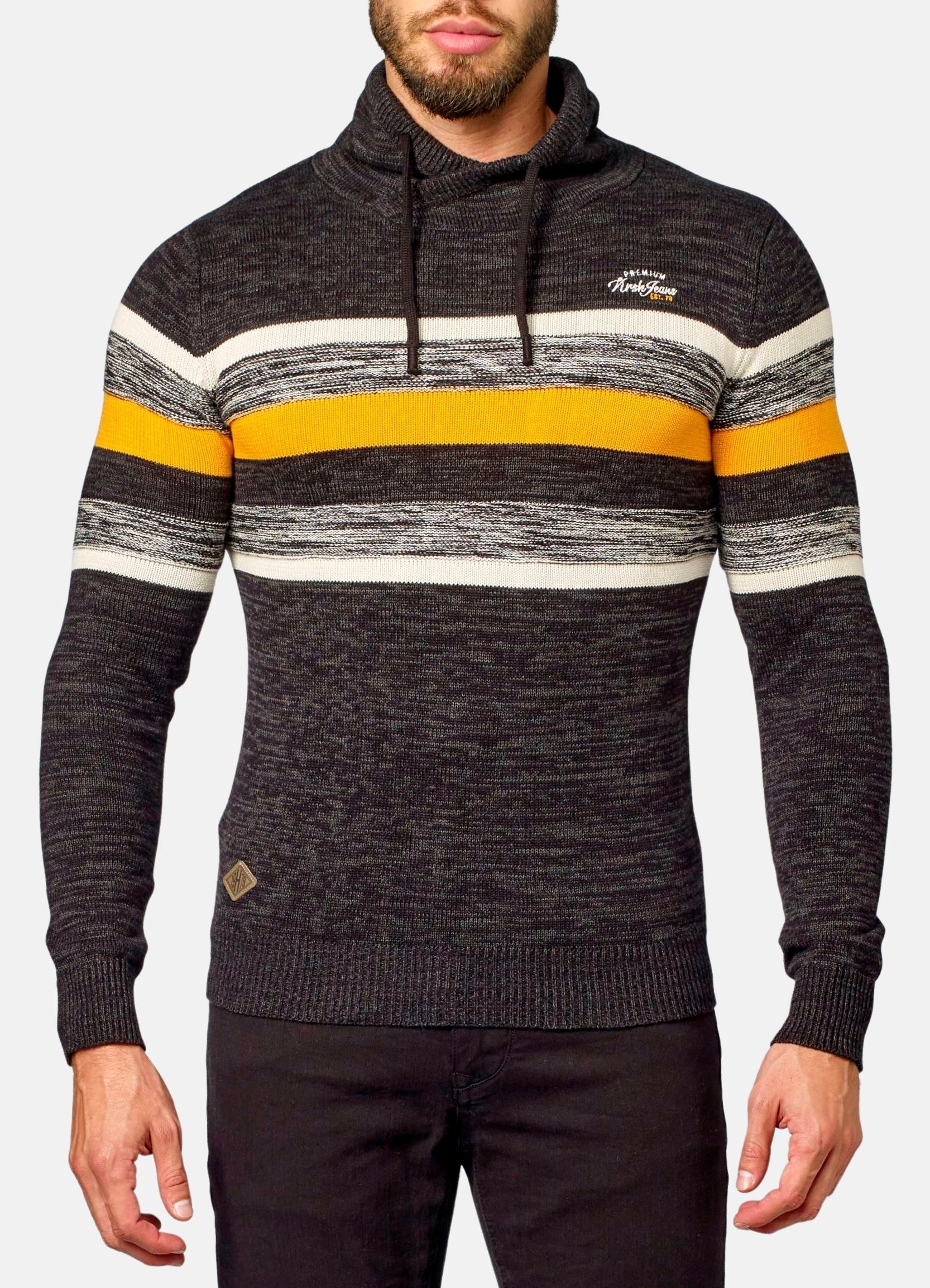 Jersey Hombre Punto Cortes a Contraste – Koroshi 2021TR02