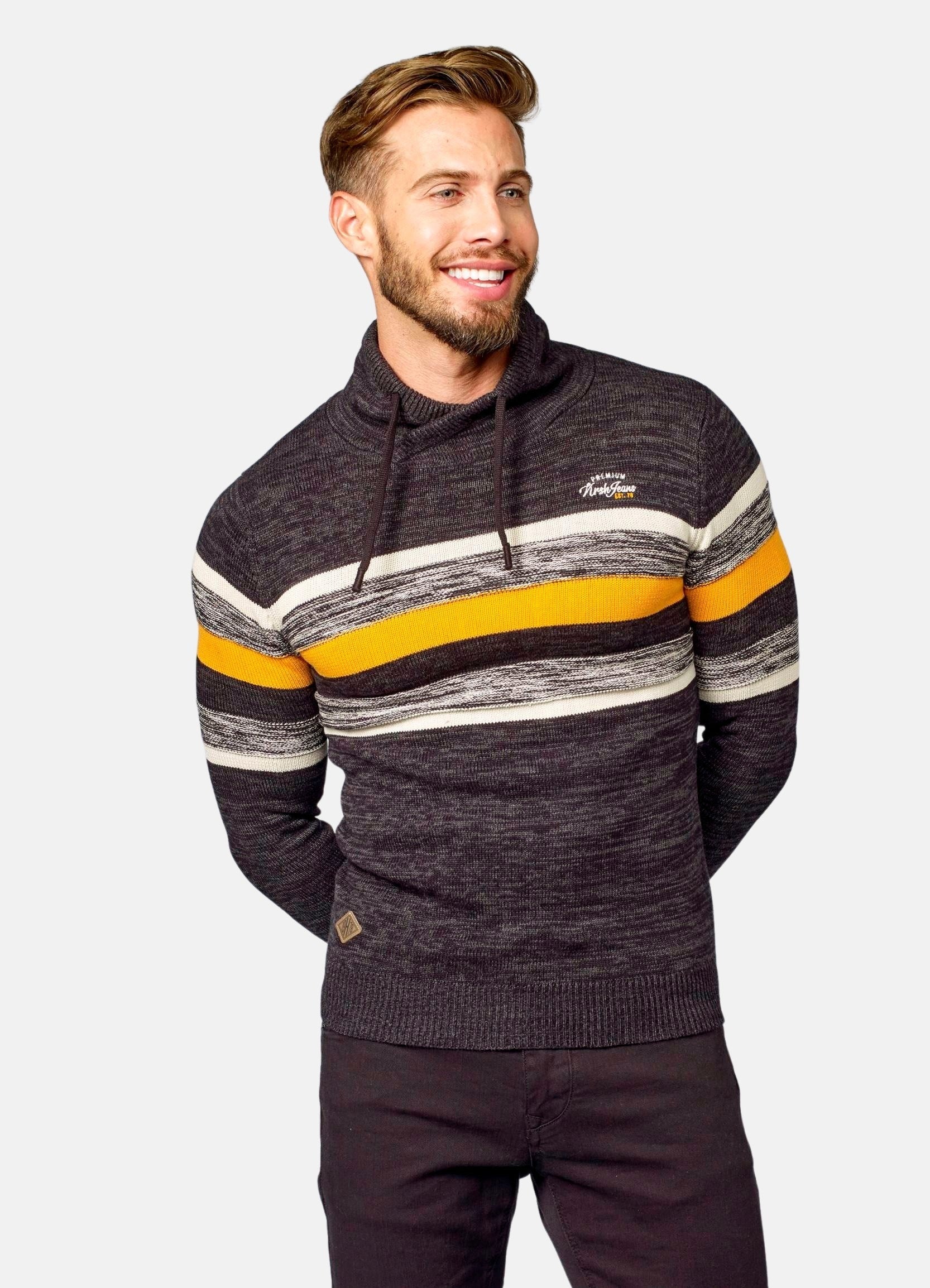 Jersey Hombre Punto Cortes a Contraste – Koroshi 2021TR02