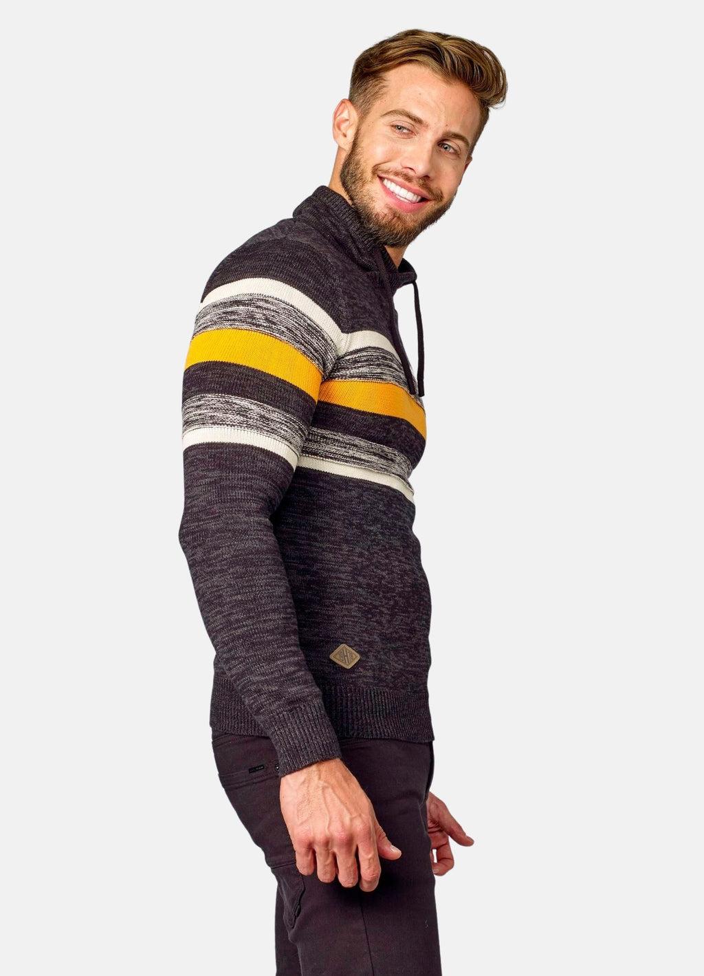 Jersey Hombre Punto Cortes a Contraste – Koroshi 2021TR02