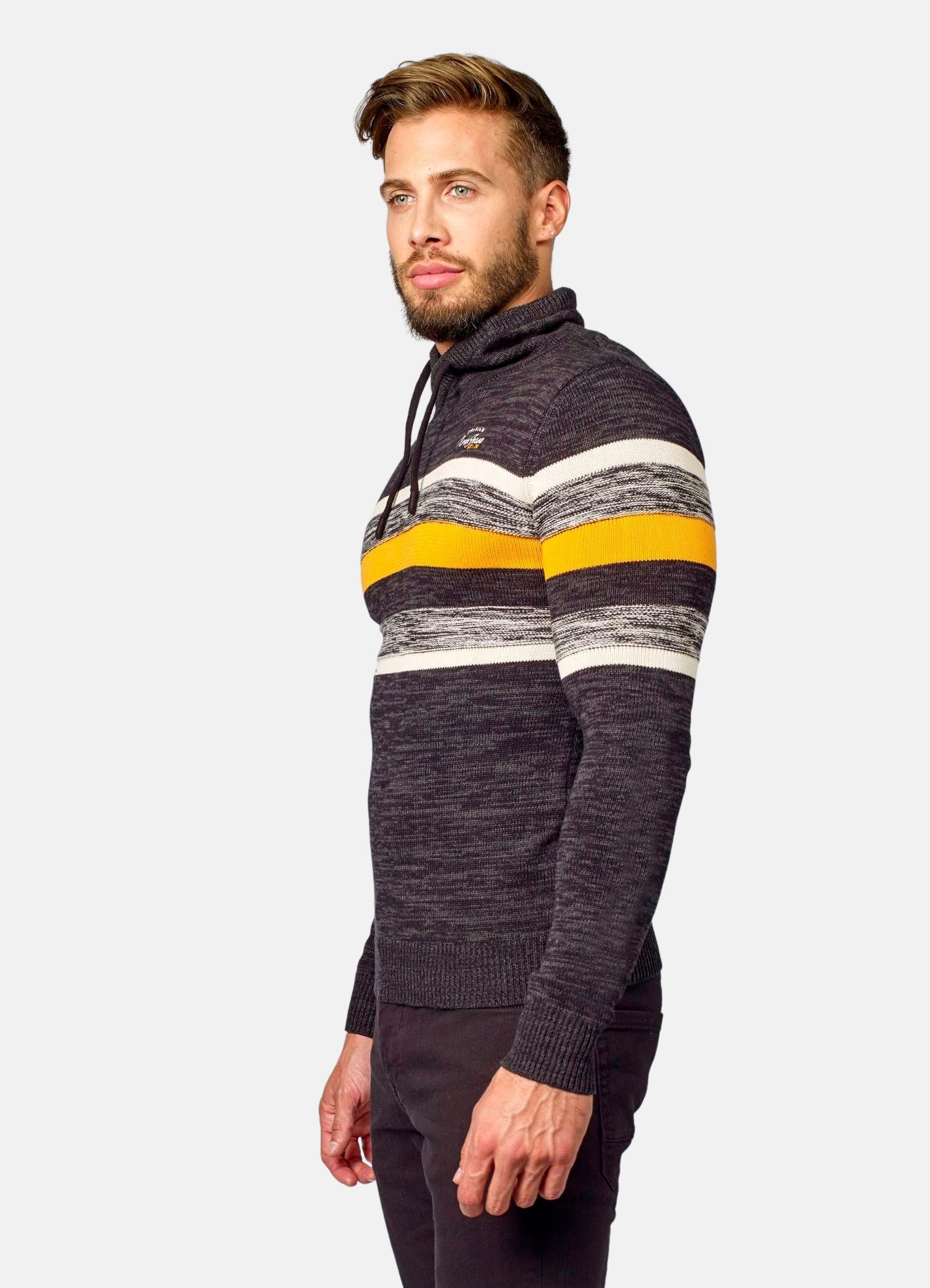 Jersey Hombre Punto Cortes a Contraste – Koroshi 2021TR02