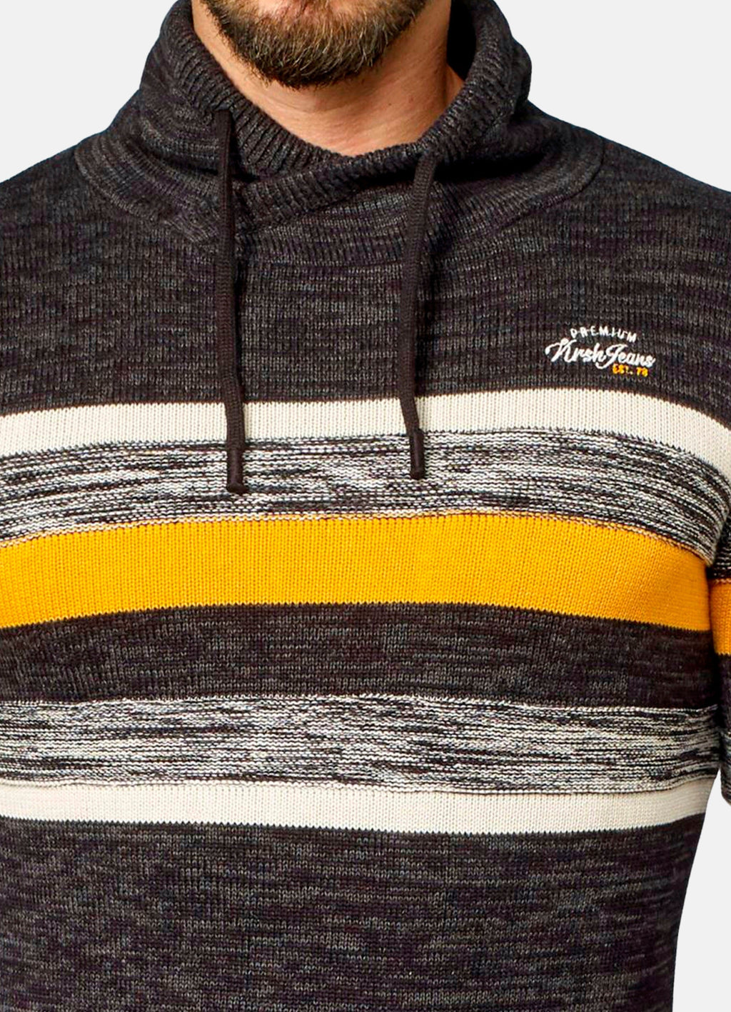 Jersey Hombre Punto Cortes a Contraste – Koroshi 2021TR02