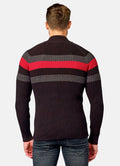 Jersey Hombre Punto Canalé Media Cremallera – Koroshi 2021TR08