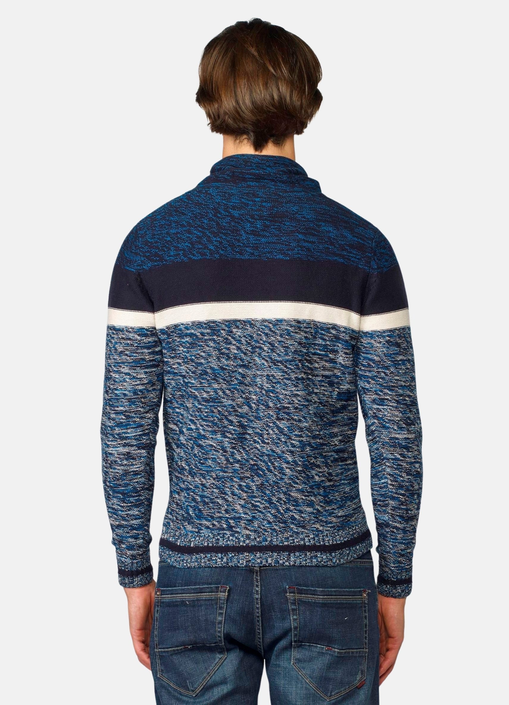 Jersey de Punto Hombre Cuello Chimenea Jaspeado – Koroshi 2021TR17