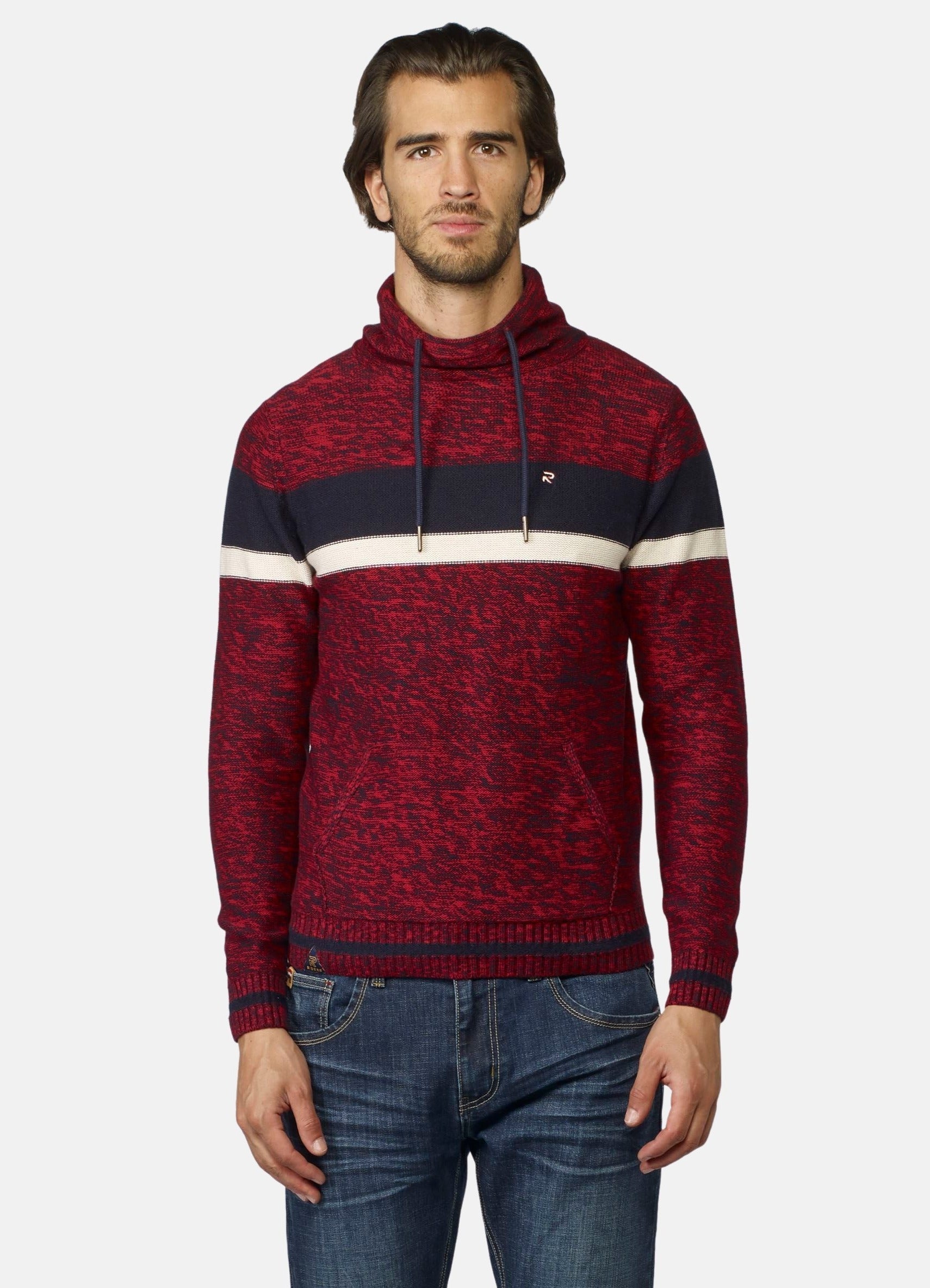 Jersey de Punto Hombre Cuello Chimenea Jaspeado – Koroshi 2021TR17