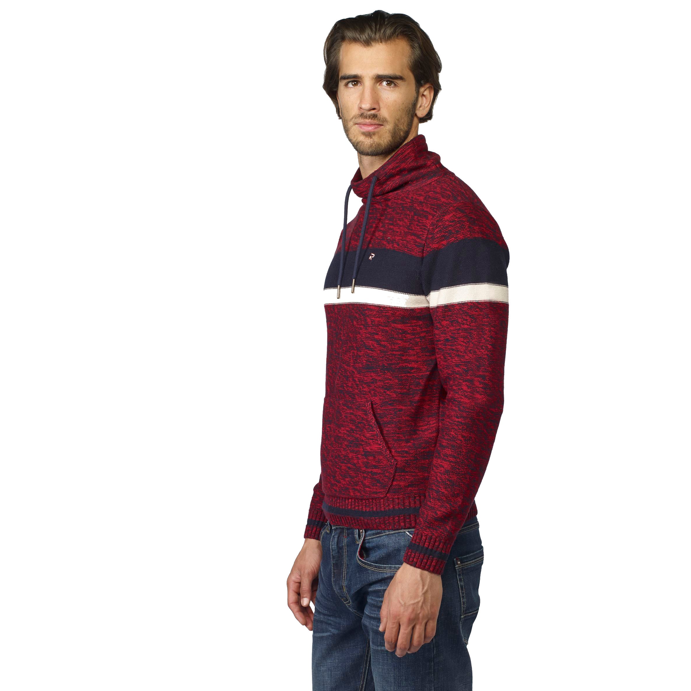 Jersey de Punto Hombre Cuello Chimenea Jaspeado – Koroshi 2021TR17