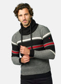 Jersey Punto de Rayas Hombre Cuello Cruzado – Koroshi 2021TR27