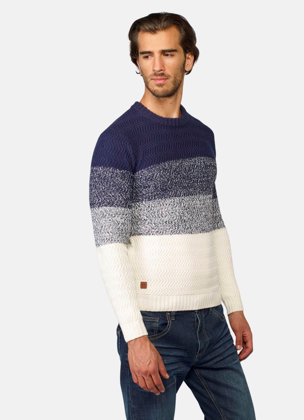 Jersey Hombre Rayas Efecto Degradado – Koroshi 2021TR33